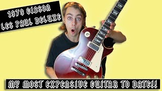 1979 Les Paul Deluxe - Wine Red | My Most Expensive Guitar TO DATE!!