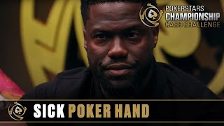 Kevin Hart plays SICK poker hand ♠️  PokerStars Championship Cash Challenge ♠️. PokerStars