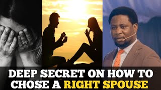 DEEP SECRET ON HOW TO CHOSE A RIGHT SPOUSE TO MARRY || APOSTLE FEMI LAZARUS