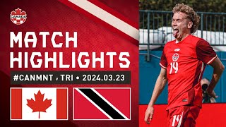 HIGHLIGHTS: #CANMNT 2:0 TRI