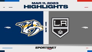 NHL Highlights | Predators vs. Kings - March 12, 2023