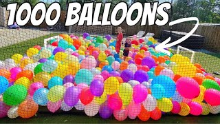 MAKING A FOOTBALL PITCH with 1000 BALLOONS 😱🎈*NEVER DONE BEFORE*