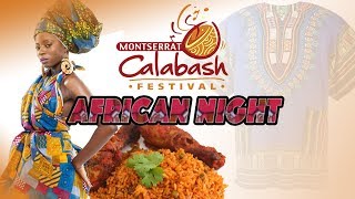 Montserrat CALABASH FESTIVAL African Night out