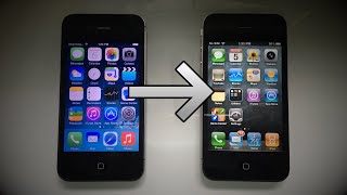 How to downgrade the iPhone 4 to iOS 4.3-7.0!