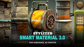 3dex Stylized Material 3.0 - Announcement and Preview