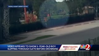 Video appears to show Florida boy slip through fence at sensory-friendly park before drowning