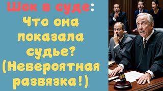 Шок в суде: Что она показала судье? (Невероятная развязка!)