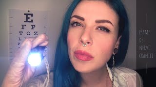 ASMR Esame dei nervi cranici 👩🏻‍⚕️ (roleplay ita)