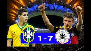 BRAZIL vs GERMANY 1- 7
