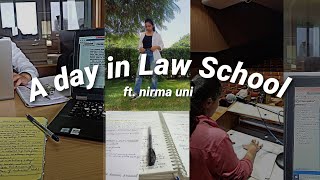 Law School Vlog-3| Day in the life of Law student | Law school India| Nirma University | Ananta Vyas