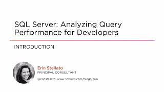 Course Preview: SQL Server: Analyzing Query Performance for Developers