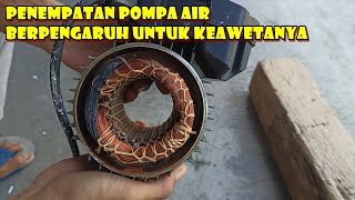 POMPA AIR SHIMIZU 250 BIT TERBAKAR CARA MEMPERBAIKINYA #1