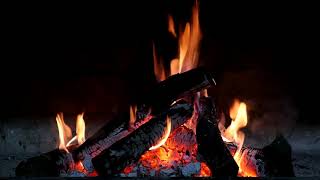 Relaxing Campfire \u0026 Crackling Fire 8H FULL HD, Burning Campfire. Makes you feel better. White noise