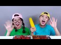 fire spicy noodles black noodle mukbang dona