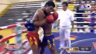 Best Boxing Long Vai Vs Hun Kimheang, 09 Oct 2019, Kun Khmer Boxing