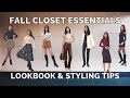 Classic Fall Wardrobe Staples, Lookbook & Styling Tips | How to Dress Effortless Chic!