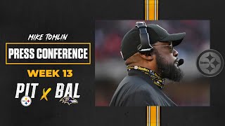 Steelers Press Conference (Week 13 vs Ravens): Coach Mike Tomlin | Pittsburgh Steelers