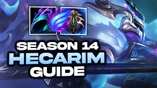 DOAENEL'S SEASON 14 HECARIM GUIDE for Beginners | Runes, Builds, Pathing & More
