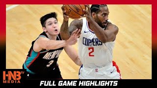Memphis Grizzlies vs LA Clippers 2.25.21 | Full Highlights