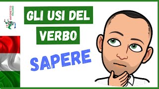 SAI usare il verbo SAPERE correttamente? | Gli usi principali del verbo SAPERE in italiano