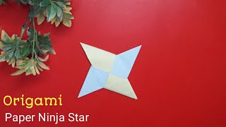 How To Make a Paper Ninja Star (Shuriken) - Origami  #how #paper #ninja #paperorigami