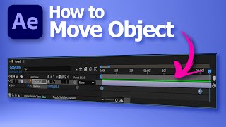 After Effects how to move objects with keyframes