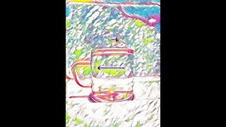 Refraction of light in water reverse arrow science experiment at Home