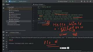 Python Class | Slicing in string | Lecture 18 #education #python#programming