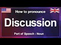 Discussion Pronunciation Correctly in English, How to Pronounce Discussion in American Accent