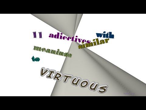 Is virtuously an adjective?