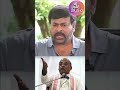 chiranjeevi clarify about on garikapati issue shorts