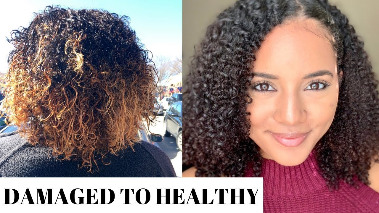 How To Recover From Curly Hair Damage (with Photos) - YouTube