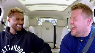Usher Teaches James Corden To Dance & Belts Out His Hits On Carpool Karaoke