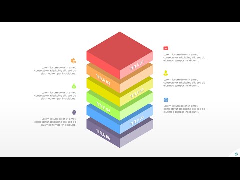Как создать инфографику 3D-слоев блоков в Microsoft PowerPoint