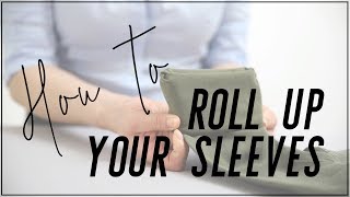 How to ROLL YOUR SLEEVES | How to Cuff your Shirt Sleeves Clothing Hacks women | Miss Louie
