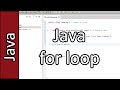 Java for Loop - Java Programming Tutorial #19 (PC / Mac 2015)