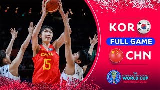 Korea v China | Full Basketball Game | FIBA Women's Basketball World Cup 2022