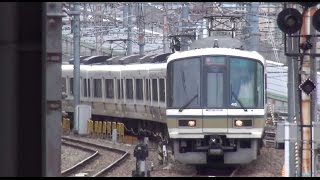 【発車メロディあり!】大阪環状線大和路快速221系（46編成）大阪駅発着【FHD】