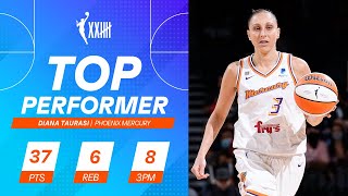 Diana Taurasi Erupts For A Playoff Career-High 37 Points And 8 Threes (September 30, 2021)