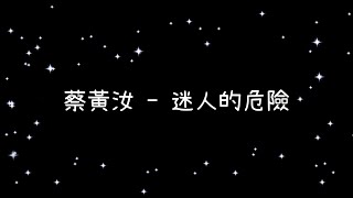 蔡黃汝  迷人的危險《歌詞》