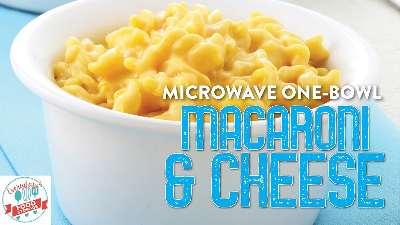 How To Make One-bowl, Microwave Macaroni And Cheese With Food Storage ...