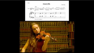 Amaryllis - Violin and Piano Duet