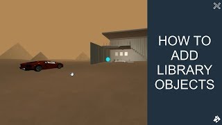 How To Add Library Objects In LAX VR Creator | LateralX