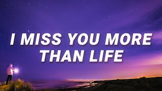 Justin Bieber - I miss you more than life (Ghost) (Lyrics)