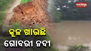 People In Distress As Gobari River Erosion Eats Into Houses And Farm Lands In Mahanga || KalingaTV