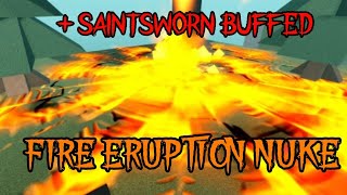 Comically Largest Fire Eruption Nuke Saintsworn Buffed Deepwoken