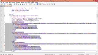 #Part-2 Basic Tutorials on Website Building Editing Template Using Notepad++