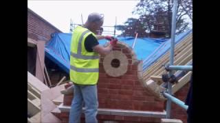 the fine art of brickwork - Curved Pediment and Bullseye