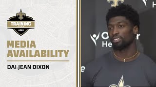 Dai'Jean Dixon on winning the mental battle | Saints Training Camp 2022