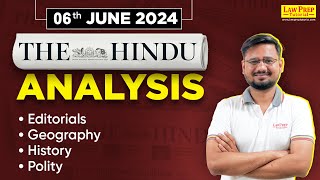 Daily HINDU News Paper Analysis | 6th June | The HINDU for CLAT 2025 by Swatantra Sir
